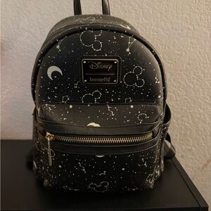Loungefly Disney Mickey Constellation Glow in the Dark Mini Backpack